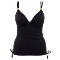 Dámsky vrchný diel plaviek Tankini Anya SW1301 Čierna - Panache
