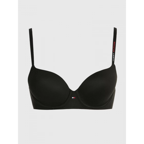 Dámska podprsenka ULTRA SOFT DEMI-CUP BRA UW0UW03159BDS čierna - Tommy Hilfiger