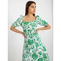 Dámske šaty LK SK 508944.45P bielo-zelené - Fprice