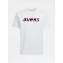 Pánske tričko s krátkym rukávom U0BA47K6YW1 - TWHT biela - Guess
