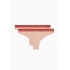Dámske tangá 2PACK 163333 3F235 03050 nude - Emporio Armani