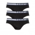 Pánske slipy 3PACK UM0UM01227 Čierna s bielou - Tommy Hilfiger