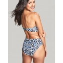 Vrchný diel plaviek Serengeti Bandeau blue animal SW1653 - Panache