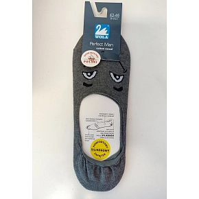 MOKASYNKA MĘSKA WZOROWANA + SILIKON