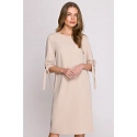 Dámske šaty S393 béžové - Stylove