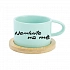 NEMLUVTE NA MĚ - mint hrníček makronka 200 ml