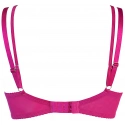 Dámska push-up podprsenka V-10261 Fuchsie tmavo ružová - Axami