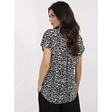 Blúzka D73771M11171B čierno-biela - Sublevel