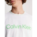 Pánske pyžamo NM2471E bielo/béžové - Calvin Klein