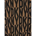 Dámska nočná košeľa YI00017 202 hnedá s potlačou - DKNY