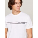 Pánske tričko UM0UM03196 YBR biele - Tommy Hilfiger
