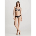 Dámske plavkové nohavičky KW0KW02490 0GM vzor leopard - Calvin Klein