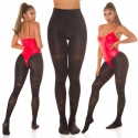 Dámmske sexy pančuchové nohavice SH81837 čierne - Koucla