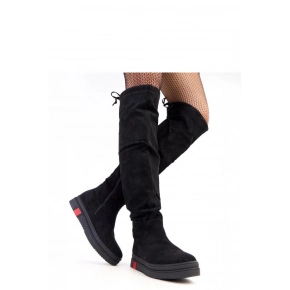 Dámské vysoké kozačky DH240102 Černá - YOLERA