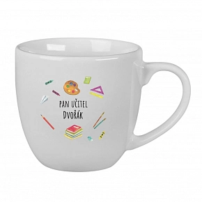 Personalizovaný keramický hrníček 400 ml pro paní učitelku/pana učitele (pomůcky) Personalizovaný keramický hrníček 400 ml pro paní učitelku/pana učitele (pomůcky)