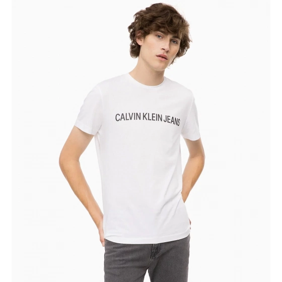 Pánske tričko OU34 biela - Calvin Klein