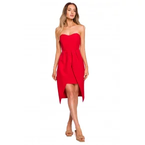 Dámske šaty M666 Červená - Moe