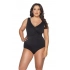Dámske jednodielne plavky SKJ-59 Čierna - AVA