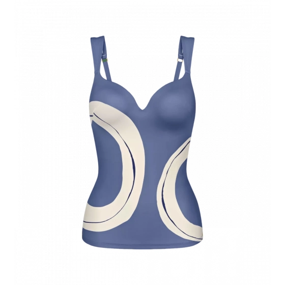 Dámske tankini vrchný diel Summer Allure WP Tankini modré - Triumph