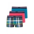 Pánske boxerky 3Pack 17302913 B91 modré s potlačou - Jockey