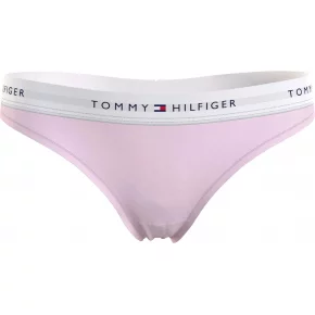 Dámske tangá LOGO WAISTBAND THONG UW0UW03835TOG svetlo ružové - Tommy Hilfiger