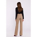 Nohavice Bootcut S371 svetlo hnedé - Stylove