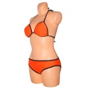 Dámske plavky TRIANGLE LC40967-2 oranžové - OEM