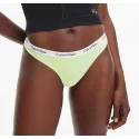 Dámske tangá D1617E LT3 žlté - Calvin Klein
