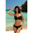 Dámske dvojdielne plavky plavky Athens 4 S730V1AH4 Čierna so zlatou - Self