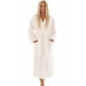 AKCIA - Unisex župan so šálovým golierom Athena 2116 0100 Biela - Vestis