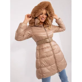 Dámska bunda NM KR TR8173.96P svetlo hnedá - FPrice