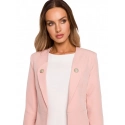 Dámske sako M665 púdrovo ružové - Moe