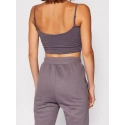 Dámsky crop top O1BA10KASI1 - G9A6 - Šedofialová - Guess