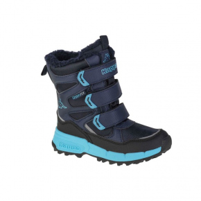 Detská členková zimná obuv Jr 260902K-6766 Tmavomodrá s modrou - Kappa