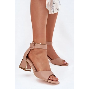 Sandály 25SC35 béžové - Step in style