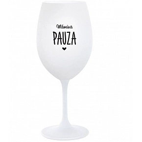 MÁMINA PAUZA - bílá sklenice na víno 350 ml MÁMINA PAUZA - bílá sklenice na víno 350 ml