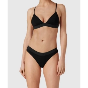 Dámsky vrchný diel plaviek KW02029 BEH čierna - Calvin Klein