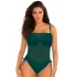 Jednodielne plavky S1093V1 Fashion24 zelené- Self