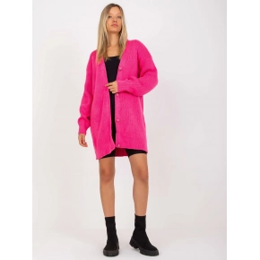 Dámsky sveter LC SW 0267 fluo ružový - Rue Paris