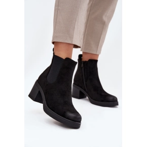 Dámské boty XJ-818A černé - Step in style Dámské boty XJ-818A černé - Step in style