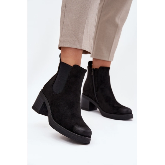 Dámské boty XJ-818A černé - Step in style